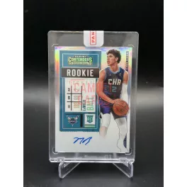   LaMelo Ball Rookie Ticket Autograph RC Kártya No.125 – 2020-21 Panini Contenders Basketball – Charlotte Hornets