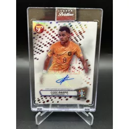   Cody Gakpo aláírt focis kártya - 2024 Topps Pristine - Hollandia