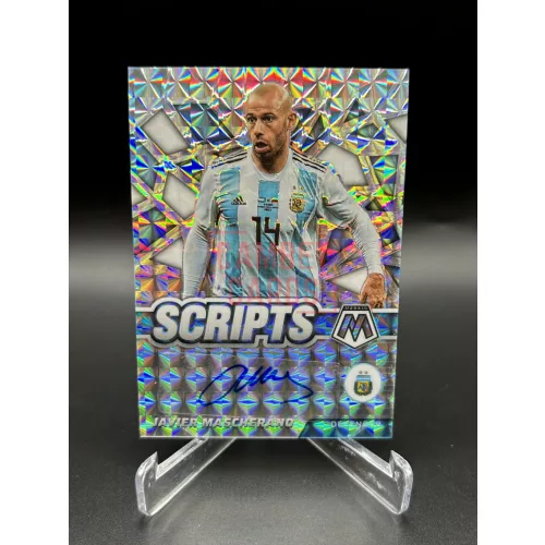 Javier Mascherano aláírt focis kártya - 2021-22 Paini Mosaic Road to World Cup - Argentína