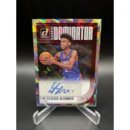   RC Shai Gilgeous-Alexander /99 Rookie Dominator aláírt NBA kosaras kártya – 2018-19 Donruss – Los Angeles Clippers