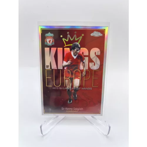 Sir Kenny Dalglish - Kings of Europe - Topps Chrome Liverpool insert