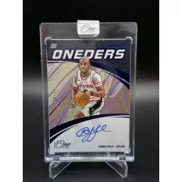   Chris Paul The Oneders Signatures Autograph Kártya 37/49 – 2024-25 Panini One and One – San Antonio Spurs