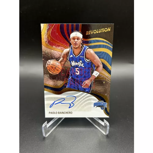 Paolo Banchero /35 aláírt NBA kosaras kártya - 2024-25 Panini Revolution Basketball - Orlando Magic