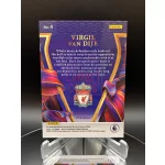 Virgil van Dijk Visionary case hit focis kártya – 2022-23 Panini Select – Liverpool FC
