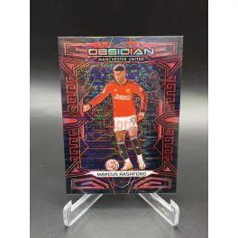   Marcus Rashford #91 Red 14/49 – 2023-24 Panini Obsidian – Manchester United
