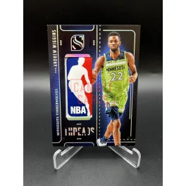   Andrew Wiggins /23 LOGOMAN mezdarabos NBA kosaras kártya - 2024-25 Panini Silhouette Basketball Threads - Minnesota Timberwolves