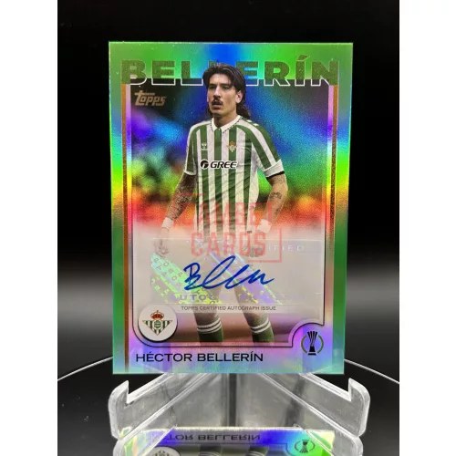 Héctor Bellerín /99 aláírt focis kártya – 2024-25 Topps UEFA Club Competitions – Real Betis
