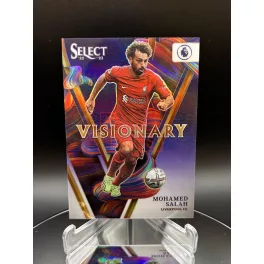   Mohamed Salah Visionary Case Hit focis kártya - 2022-23 Panini Select - Liverpool