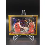 Josh Giddey Coby White #277 Windy City Wonder Gold 47/50 - 2025 Topps Chrome Basketball - Chicago Bulls