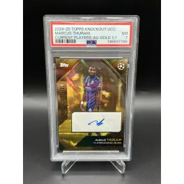   Marcus Thuram 1/1 aláírt PSA 7 focis kártya – 2024-25 Topps Knockout – Inter