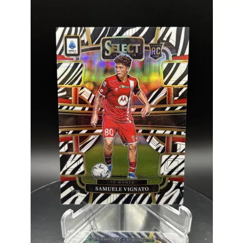 RC Samuele Vignato /20 Zebra focis kártya - 2023-24 Panini Select Serie A - Monza
