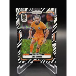   Xavi Simons No.313 Zebra SSP Parallel Kártya – 2026 Panini Prizm FIFA World Cup – Hollandia