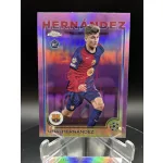 Unai Hernandez /299 számozott focis kártya - Topps Chrome - FC Barcelona