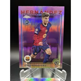   Unai Hernandez /299 számozott focis kártya - Topps Chrome - FC Barcelona