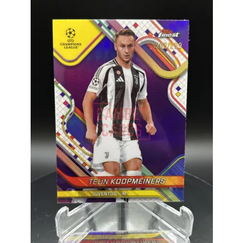 Teun Koopmeiners /299 számozott focis kártya - Topps Finest - Juventus