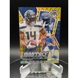   DK Metcalf Montage /10 NFL kártya - 2024 Panini Mosaic - Seattle Seahawks