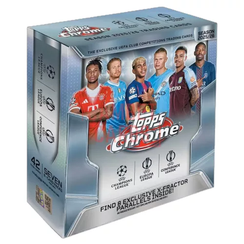 2025-26 Topps Chrome UEFA Club Competitions Mega Box