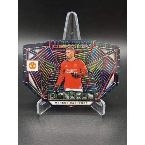 Marcus Rashford Vitreous 30/75 – 2023-24 Panini Obsidian – Manchester United