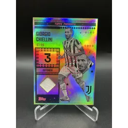  Giorgio Chiellini /99 mezdarabos focis kártya - 2024-25 Topps Juventus Team Set - Juventus