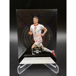   Robert Lewandowski #63 (20/25) focis kártya – 2025-26 Panini Noir Road to FIFA World Cup 26 – Lengyelország
