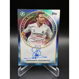   Fernando Morientes ME-FM1 Marks of Excellence On-Card Aláírt Kártya 37/50 – 2025 Topps UEFA Champions League – Real Madrid