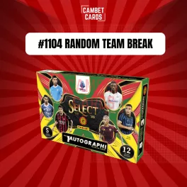   #1104 – 1x 2025-26 Panini Select Serie A Hobby International Box - Random Team Break