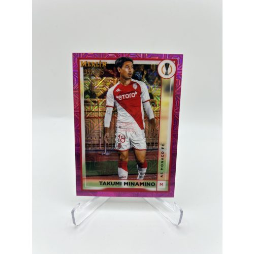 Takumi Minamino /75 - 2022/23 Topps Merlin UEFA Europa League