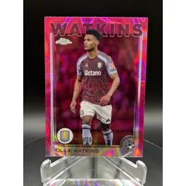   Ollie Watkins /250 számozott focis kártya - 2024-25 Topps Chrome - Aston Villa