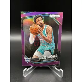   Miles Bridges #123 /99 NBA kosaras kártya – 2024–25 Panini Prizm Black – Charlotte Hornets