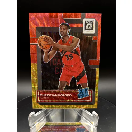 RC Christian Koloko /99 NBA kosaras kártya - 2022-23 Panini Donruss Optic - Toronto Raptors