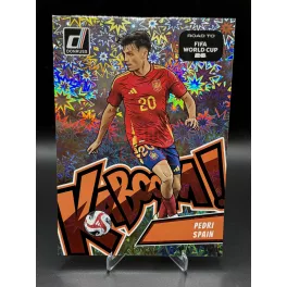   Pedri Kaboom! Jumbo Kártya – 2025-26 Panini Donruss Road to FIFA World Cup 26 – Spanyolország