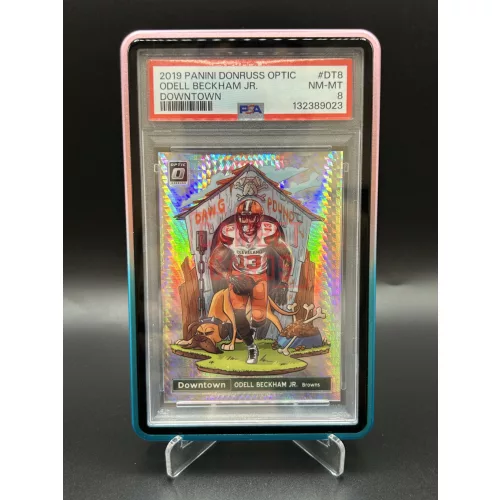 Odell Beckham Jr Downtown PSA 8 NFL amerikai foci kártya – 2019 Donruss Optic – Cleveland Browns