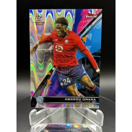   Amadou Onana /199 számozott focis kártya - 2021-22 Topps Finest - Lille