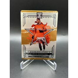  Marcus Rashford /10 Stainless Stars focis kártya - 2023-24 Panini Impeccable Premier League Soccer - Manchester United