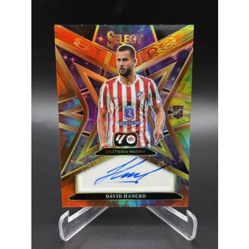 RC David Hancko /25 aláírt focis kártya #ST-DH – 2025-26 Panini Select La Liga Stellars Rookie – Atlético de Madrid