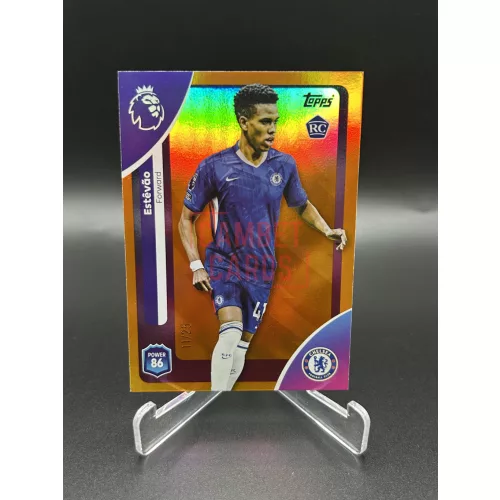 RC Estevao /25 focis kártya – 2025-26 Topps Premier League – Chelsea