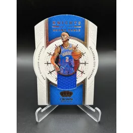   Shai Gilgeous-Alexander mezdarabos NBA kosaras kártya – 2021-22 Panini Crown Royale Knights of the Round Table – Oklahoma City Thunder