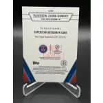 Warren Zaïre-Emery /50 aláírt focis kártya – 2023/24 Topps Superstars UCC – Paris Saint-Germain