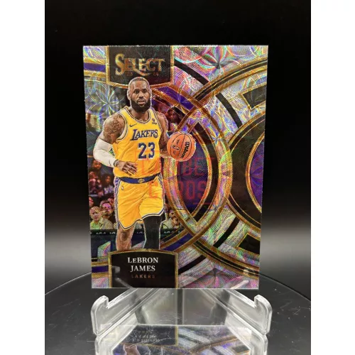 Lebron James Scope parallel NBA kosaras kártya - 2023-24 Panini Select - Los Angeles Lakers