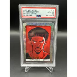   Scoot Henderson #19 Presentations PSA 10 NBA kosaras kártya – 2023-24 Panini NBA Hoops Basketball – Portland Trail Blazers
