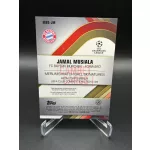 Jamal Musiala labdadarabos aláírt focis kártya  - 2024/25 Topps Merlin Match Ball - Bayern München