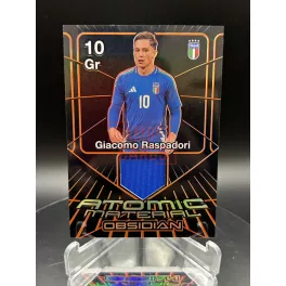   Giacomo Raspadori 86/99 mezdarabos focis kártya - 2024-25 Panini Obsidian - Olaszország