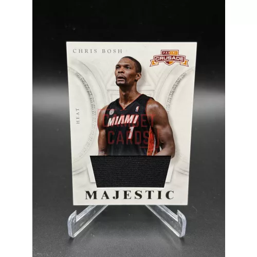 Chris Bosh No.68 Majestic Relic Kártya – 2012-13 Panini Crusade – Miami Heat