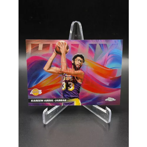 Kareem Abdul-Jabbar H-11 Helix SSP Kártya – 2025-26 Topps Chrome Update – Los Angeles Lakers