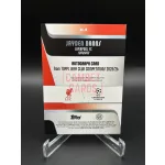Jayden Danns /50 aláírt focis kártya - 2025-26 Topps UEFA Club Competitions - Liverpool