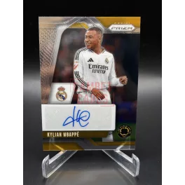   Kylian Mbappé S-KM Aláírt Kártya – 2025 Panini Prizm FIFA Club World Cup – Real Madrid
