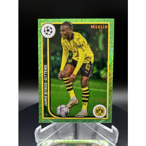 Jamie Bynoe-Gittens /399 számozott focis kártya - 23-24 Topps Merlin - Borussia Dortmund