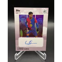   Lamine Yamal Aláírt Kártya 04/25 – 2024-25 Topps Simplicidad – FC Barcelona
