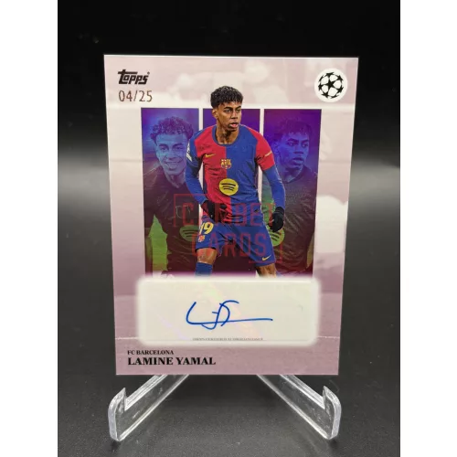 Lamine Yamal Aláírt Kártya 04/25 – 2024-25 Topps Simplicidad – FC Barcelona