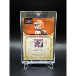   Colt McCoy 1/1 NFL Shield mezdarabos kártya – 2012 Panini National Treasures – Cleveland Browns